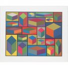 Distorted Cubes from Distorted Cubes (2) - 24x18 Inch Rolled Canvas Wall Art Print