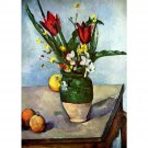 Still Life, Tulips and Apples by Cezanne - 24x18 Inch Rolled Canvas Wall Art Print Still Life, Tulips and Apples by Cezanne - 24x18 Inch Rolled Canvas Wall Art Print