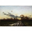 T.C. Steele - Sunrise - 24x18 Inch Rolled Canvas Wall Art Print T.C. Steele - Sunrise - 24x18 Inch Rolled Canvas Wall Art Print