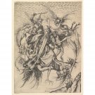Temptation of St.Anthony (1470-1490) - 24x18 Inch Rolled Canvas Wall Art Print Temptation of St.Anthony (1470-1490) - 24x18 Inch Rolled Canvas Wall Art Print