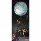 The flight to heaven by Bosch - 24x18 Inch Rolled Canvas Wall Art Print