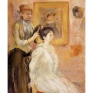 The Hairdresser - 1894 - 24x18 Inch Rolled Canvas Wall Art Print