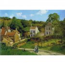 The Hermitage at Pontoise, 1867 - 24x18 Inch Rolled Canvas Wall Art Print The Hermitage at Pontoise, 1867 - 24x18 Inch Rolled Canvas Wall Art Print