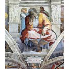 The prophet Jeremiah by Michelangelo - 24x18 Inch Rolled Canvas Wall Art Print The prophet Jeremiah by Michelangelo - 24x18 Inch Rolled Canvas Wall Art Print