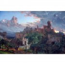 The Spirit of War by Jasper Francis Cropsey - 24x18 Inch Rolled Canvas Wall Art Print The Spirit of War by Jasper Francis Cropsey - 24x18 Inch Rolled Canvas Wall Art Print
