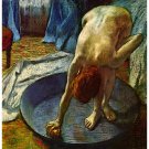 The Tub by Degas - 24x18 Inch Rolled Canvas Wall Art Print