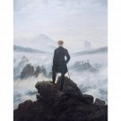The Wanderer above the Mists (1817-1818) - 24x18 Inch Rolled Canvas Wall Art Print The Wanderer above the Mists (1817-1818) - 24x18 Inch Rolled Canvas Wall Art Print