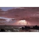 The wreck by Frederick Edwin Church - 24x18 Inch Rolled Canvas Wall Art Print The wreck by Frederick Edwin Church - 24x18 Inch Rolled Canvas Wall Art Print