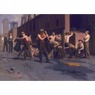 Thomas Anshutz - The Iron Workers - 24x18 Inch Rolled Canvas Wall Art Print Thomas Anshutz - The Iron Workers - 24x18 Inch Rolled Canvas Wall Art Print
