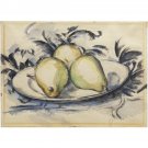 Three Pears, 1888-90 - 24x18 Inch Rolled Canvas Wall Art Print
