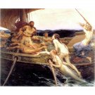 Ulysses and the Sirens, 1909 - 24x18 Inch Rolled Canvas Wall Art Print
