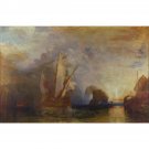 Ulysses deriding Polyphemus - Homer's Odyssey - 24x18 Inch Rolled Canvas Wall Art Print