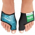 VIVEsole Gel Bunion Corrector Sleeve for Women & Men - (Black, Medium)