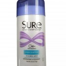 Sure Anti-Perspirant Deodorant Invisible Solid Unscented 2.6oz /