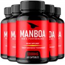 (5 Pack) Manboa Men Capsules, Advanced Man Boa Male Performance Support Pills