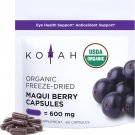 KOYAH - Organic Maqui Berry Capsules - Freeze-Dried, Whole-Berry, 600 mg