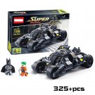 325PCS Batmaan Race Truck Car The Dark Knight Building Blocks Set