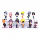 12pcs/set Anime Figure Naruto Shippuden Hinata Sasuke Itachi Kakashi Gaara Action Figure