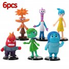 6pcs InsIide Out 2 Figure Joy Sadness Angry Action Figurine Fear Disgust Kits Toy Gift B