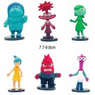 6Pcs/Set New Inside Out 2 Action Figure Toy Joy Anxiety Anger Sadness Disgust Fear Model B