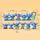 12Pcs Mini Stitch 3CM Lilo and Stitch Action Figures Model Toys Kids Gift