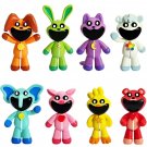 8PCS-set C Smiling Critters Figures Anime Catnap PVC Model toy Catnat children Birthday Gifts
