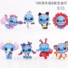 8pcs/set Stitch 100th anniversary celebration Figure Model Toys 7.5cm