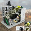 Military Factory Sentry Lookout Tower Tree World Building Blocks Model Bricks