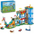Sports Gym Building Set-8 in 1 Friend Sports Center Basketball Climbing Boxing Skateboard Toy