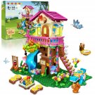 Tree House Building Set with LED-Blocks Toy Forest Up House Building Kit with Slide Gifts