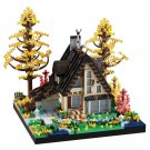 2635PC Forest Wooden House Building Blocks Cabin Model Bricks Kids Toys