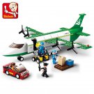 City Airbus Cargo Aircraft Plane Building Blocks Air Ambulance Airplane Model Bricks 383PCS