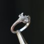 Anatomical Heart & Hands Shape Ring 925 Silver Cute Proposal Ring Gift For Lover