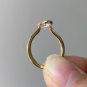 3 CT Oval Cut Diamond Full Bezel Set Simulated Diamond Ring Gift For Women