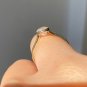 3 CT Oval Cut Diamond Full Bezel Set Simulated Diamond Ring Gift For Women