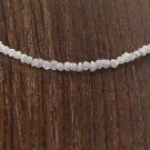 White Colour Raw Uncut Diamond Necklace Loose Natural Rough Diamond Necklace