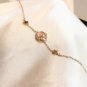 Minimalist Star & Moon Bracelet Simulated Diamond Birthday Gift Bracelet For Her