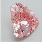 2.17Ct Heart Brilliant Cut Lab Grown Diamond Fancy Pink Lab Created Diamond Ring