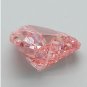 2.17Ct Heart Brilliant Cut Lab Grown Diamond Fancy Pink Lab Created Diamond Ring