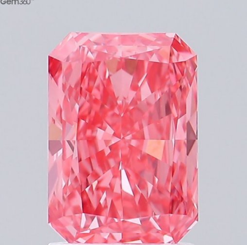 1.00ct - 1.25ct Radiant Cut Lab Grown VVS2 Diamond IGI CVD Diamond For Jewellery