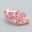Brilliant Marquise Cut Loose Diamond Fancy Vivid Pink Color Lab Grown Diamond