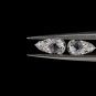 0.40 CT Briolette Lab Grown Diamond CVD Loose Diamond Pair For Diamond Jewellery