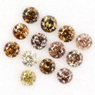 0.88ct Natural Round Cut Diamond Brilliant Fancy Color Diamond For Making Ring