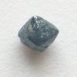 Natural Rough Diamond Blue Raw Diamond Octahedron Drilled For Loose Diamond Ring