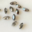 0.32ctw Natural White Black Salt And Pepper Marquise Shape Diamonds Use For Ring