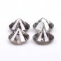 0.78Ct Round Cut Salt & Pepper Diamond Natural Loose Diamond For Engagement Ring