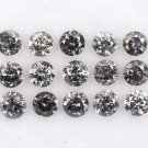 0.52ct Natural Round Loose Diamond Salt & Pepper Diamond For Use Pairs Earrings