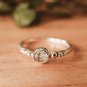 White Raw Rough Diamond Uncut Rough Diamond Ring Unique Anniversary Gift For Her
