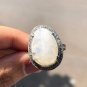 Oval Opal Gemstone Stunning Ring 925 Sterling Silver Unique Engagement Ring