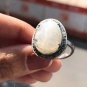 Oval Opal Gemstone Stunning Ring 925 Sterling Silver Unique Engagement Ring
